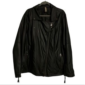 Women’s (worn once!) Leather-Like Jacket